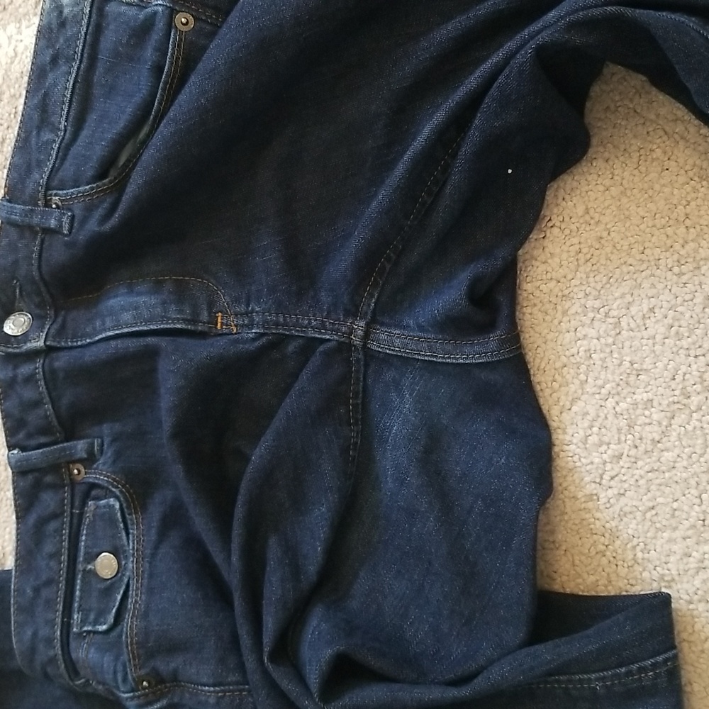 Banana Republic low rise bootcut jeans in dark wash size 10 - Picture 9 of 10